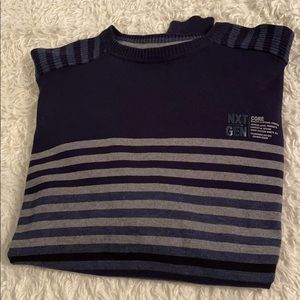 Navy Crew Co. Striped 100% Cotton Sweater